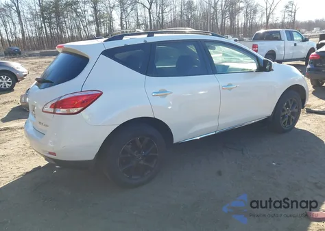 2012 Nissan Murano Sv из США, поврежденный, VIN JN8AZ1MW3CW203579